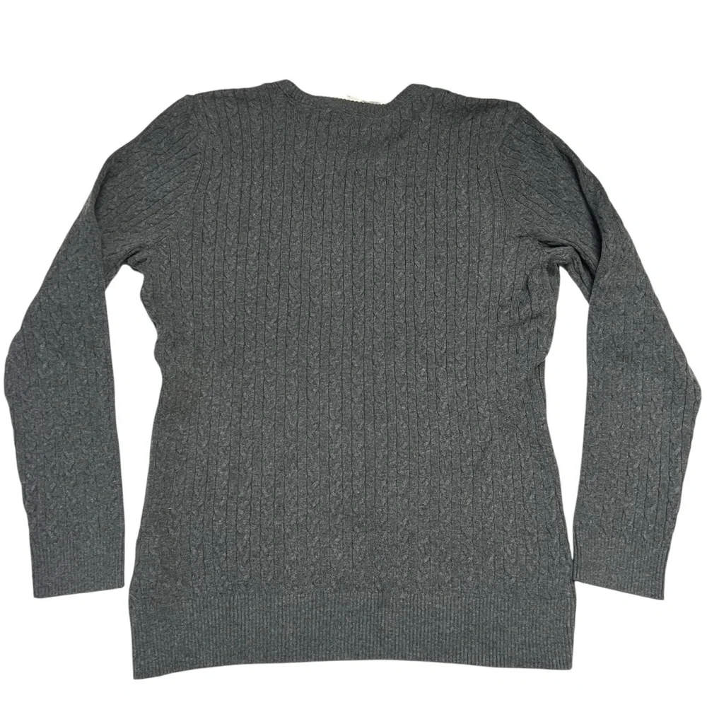 Basic Editions NWT - Womens Cable Knit Sweater Sz LG